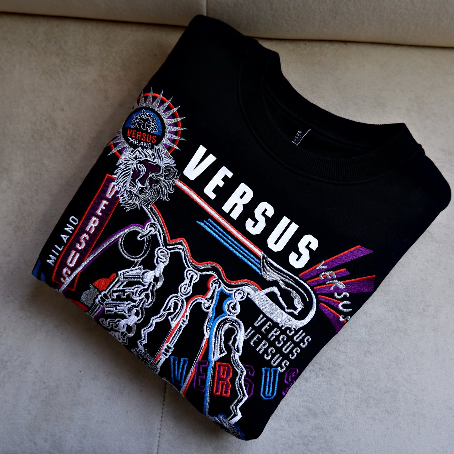 Versus Versace Sweatshirt Büroklammer