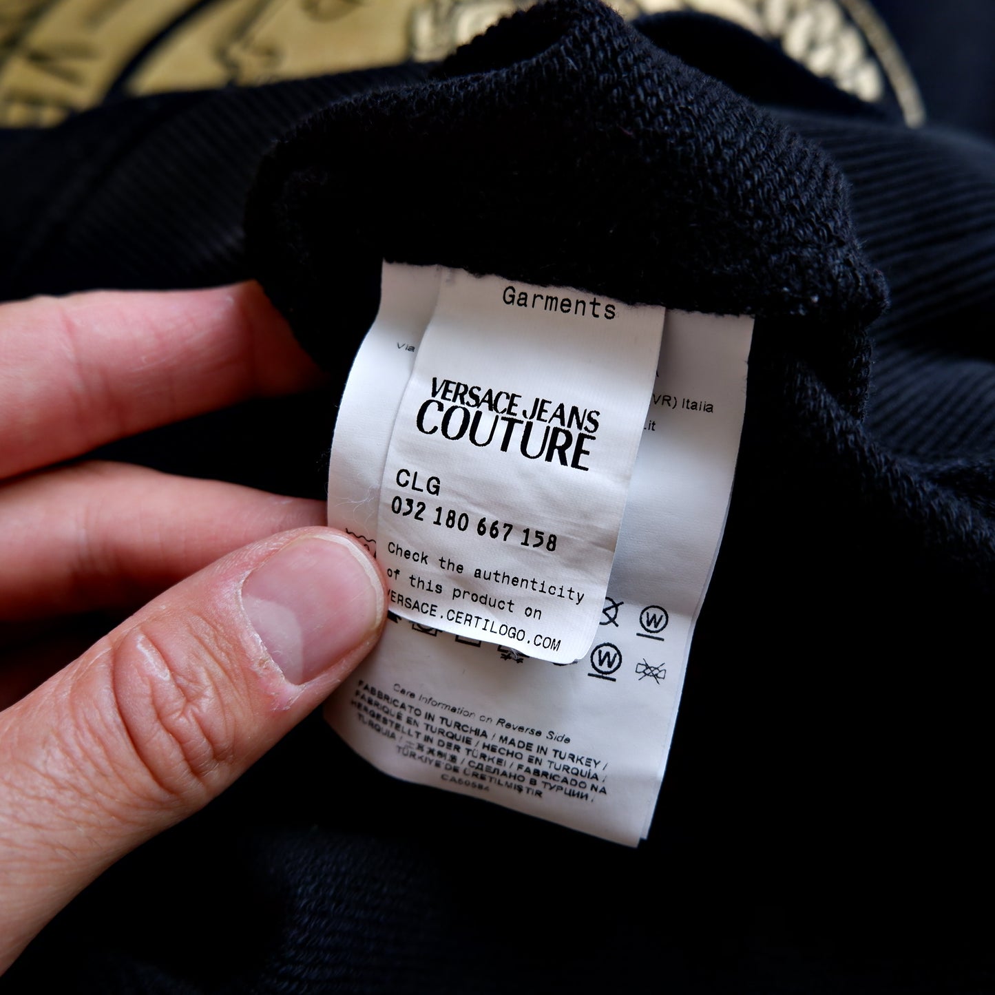 Versace Jeans Couture Sweatshirt Gladiator Münze